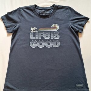 Life Is Good Crusher Hello Sunshine T Shirt